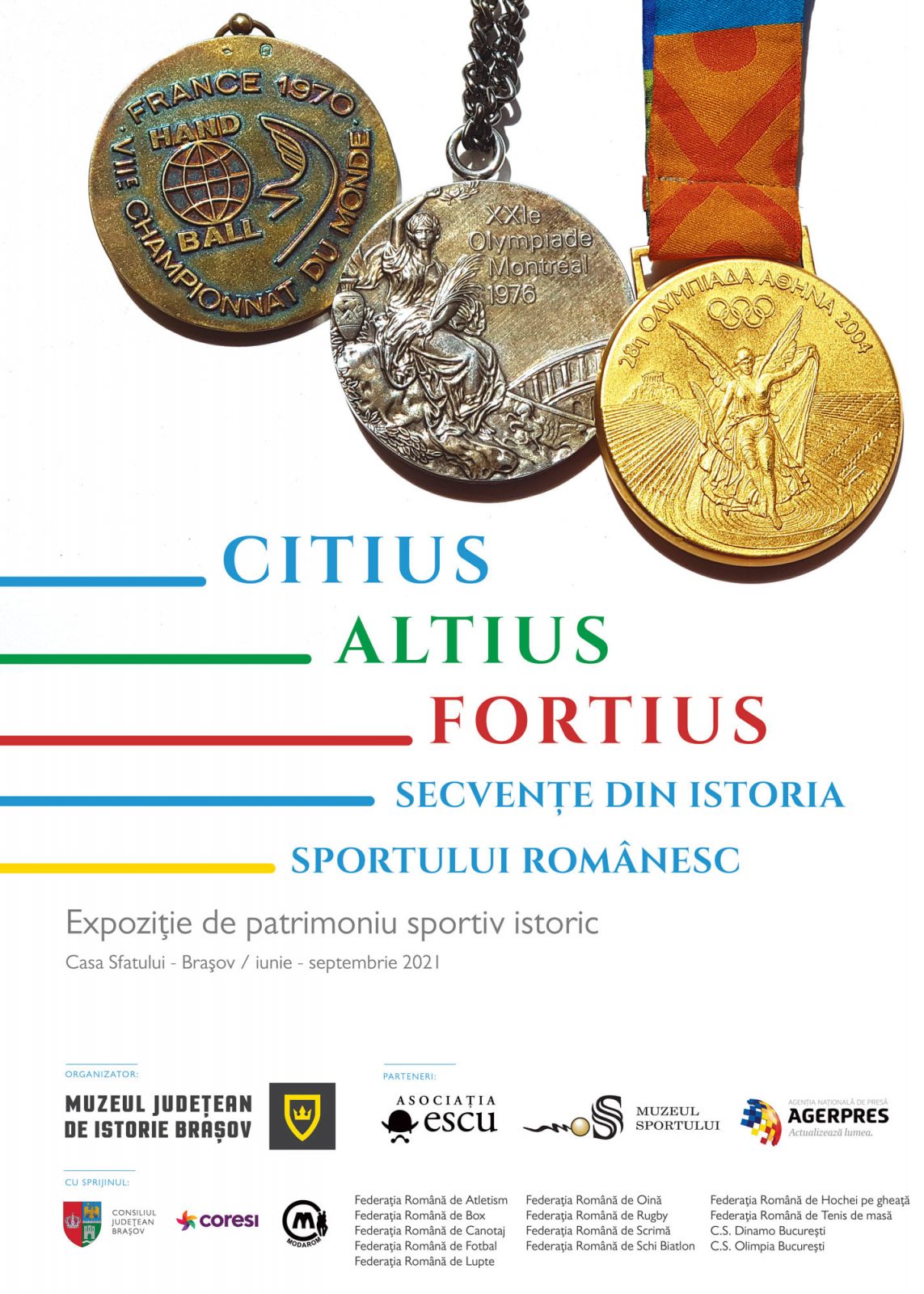 Expoziția ”CITIUS, ALTIUS, FORTIUS! Secvențe din istoria sportului românesc”